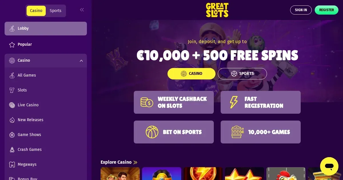 greatslots casino